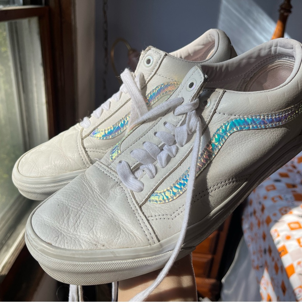 Vans White Iridescent Women's Sneakers